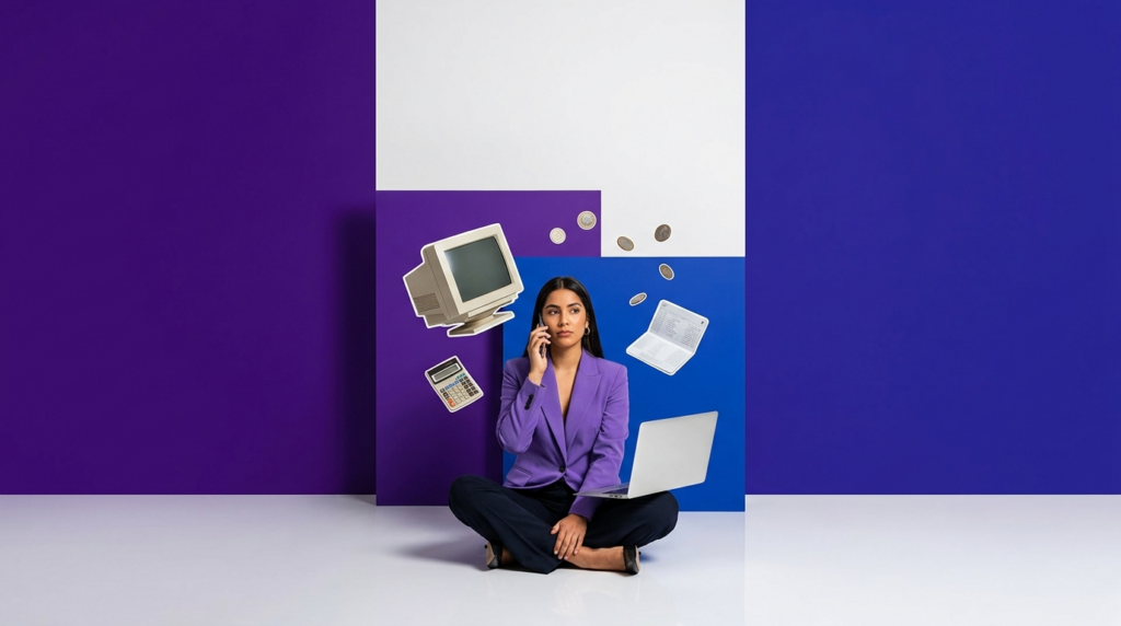 Fotografia editorial sobre inteligencia artificial en la banca latinoamericana, con Nubank liderando el ranking regional